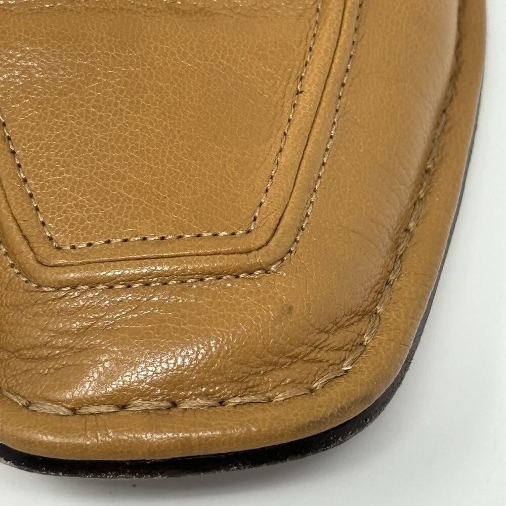 Tory Burch Perrine Loafers Size 7 Brown Horsebit Caramel Preppy Fits Like 8 Read - Picture 10 of 10
